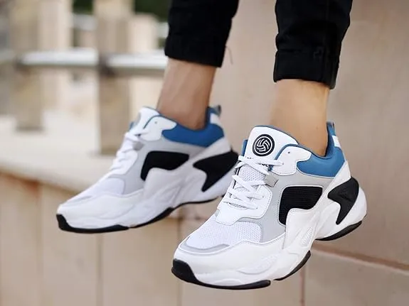 Men Lace Up Running Shoes